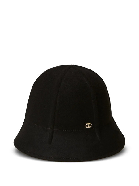  Twinset Embellished Cloche Hat - Black 