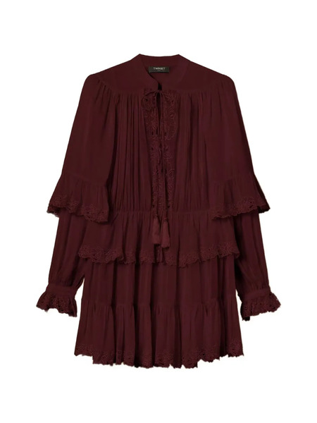  Twinset Embroidered Mini Dress 