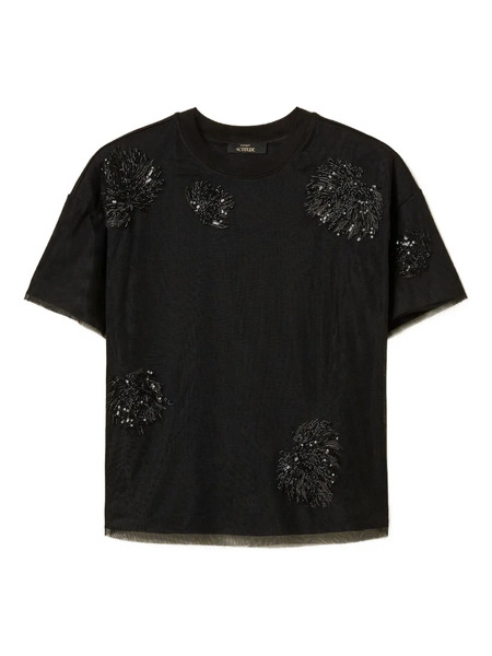  Twinset Embroidery T-shirt - Black 