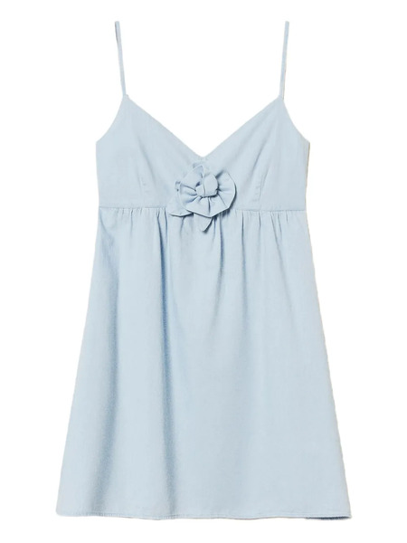  Twinset Floral-appliqué Sundress - Blue 