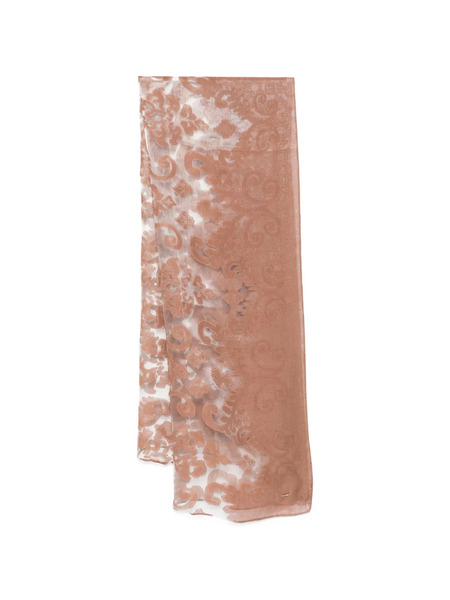  Twinset Floral-pattern Scarf - Brown 