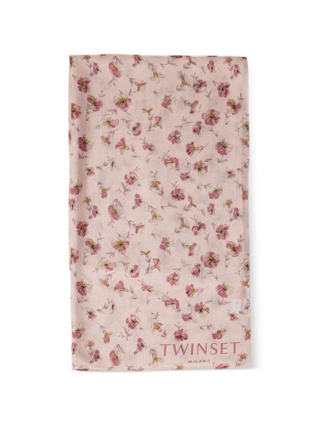  Twinset Floral-pattern Scarf - Pink 