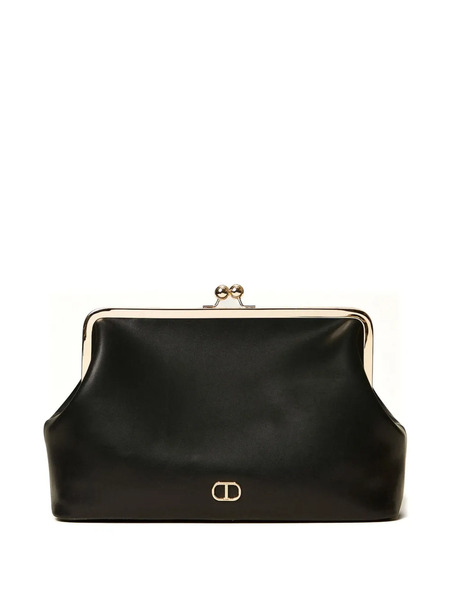  Twinset Frame-clasp Chain Cross-body Bag - Black 