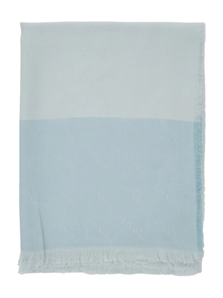  Twinset Frayed Scarf - Blue 