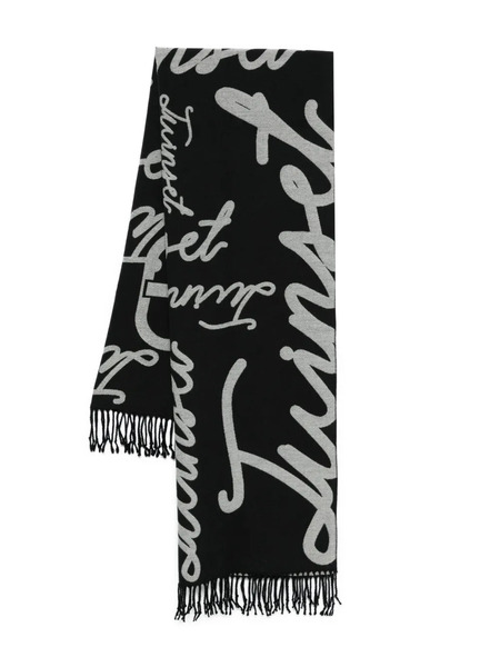  Twinset Fringed Scarf - Black 