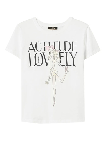  Twinset Graphic-print T-shirt - White 