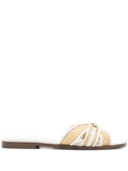  Twinset Horsebit-detail Sandals - White 