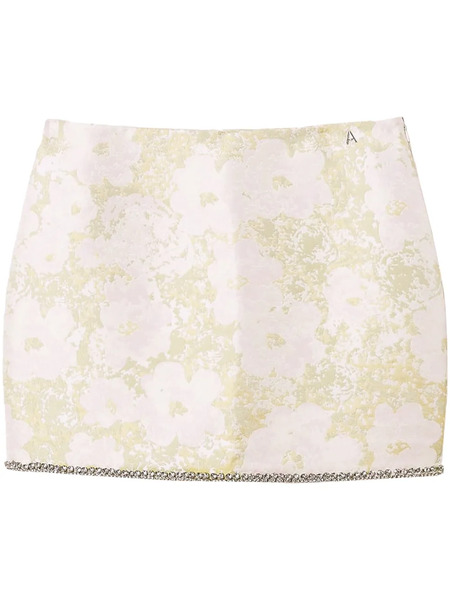  Twinset Jacquard Mini Skirt - Neutrals 