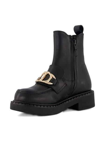  Twinset Kids Buckle Strap Boots - Black 