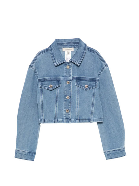  Twinset Kids Buttoned Jacket - Blue 