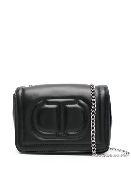  Twinset Kids Embossed-logo Shoulder Bag - Black 