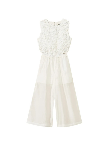  Twinset Kids Floral Jumpsuit - White 