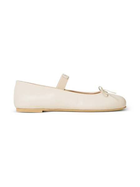  Twinset Kids Leather Ballet Flats - Neutrals 
