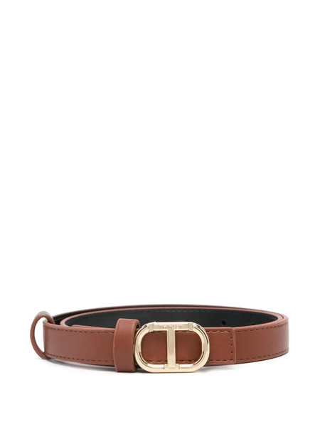  Twinset Kids Logo-buckle Belt - Brown 