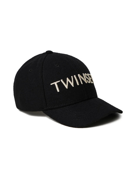 Twinset Kids Logo-embroidered Cap - Black 