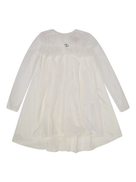  Twinset Kids Logo-plaque Dress - White 