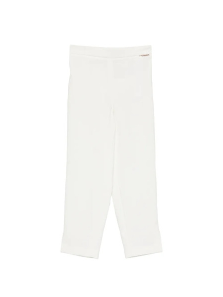 Twinset Kids Logo Trousers - White 