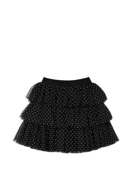  Twinset Kids Polka-dot Tulle Skirt - Black 
