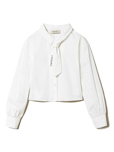  Twinset Kids Polplin Shirt - White 