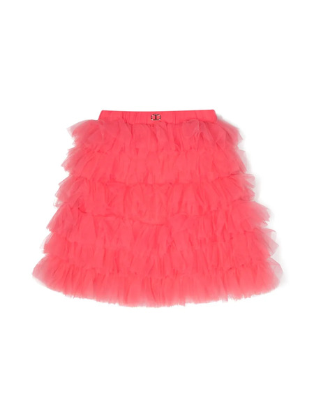  Twinset Kids Ruffled Tulle Tutu Skirt - Pink 
