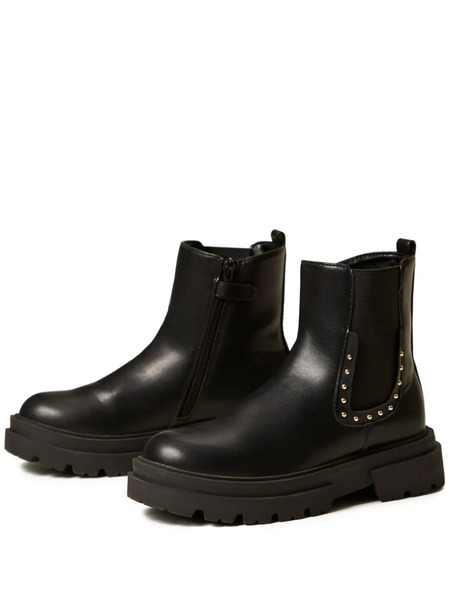  Twinset Kids Stud-embellished Chelsea Boots - Black 