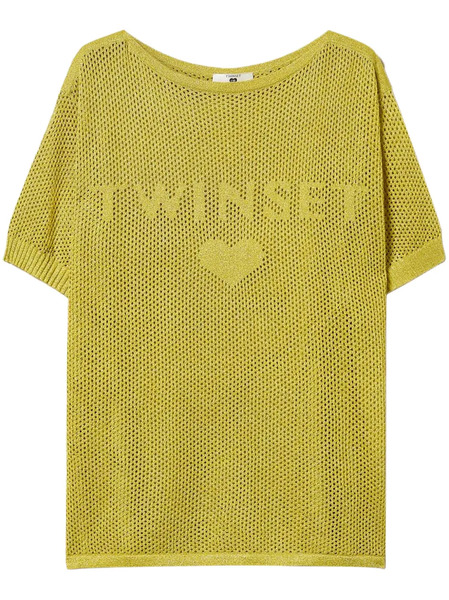  Twinset Knitted T-shirt - Yellow 
