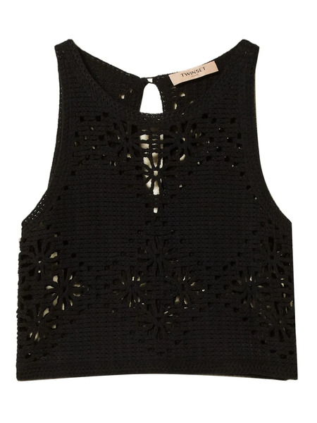  Twinset Knitted Top - Black 