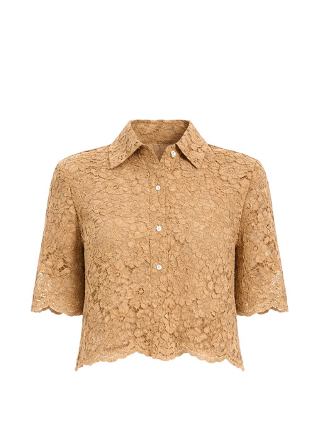  Twinset Lace Blouse - Neutrals 