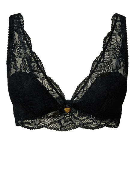  Twinset Lace Bralette - Black 