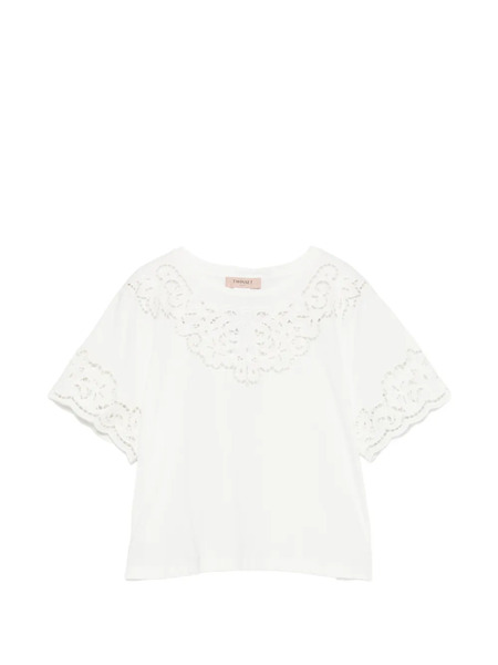  Twinset Lace T-shirt - White 