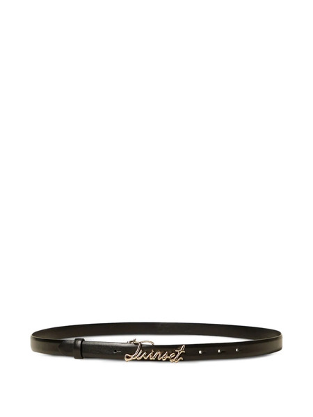  Twinset Logo Belt - Black 