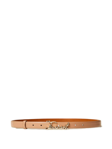  Twinset Logo-buckle Belt - Neutrals 