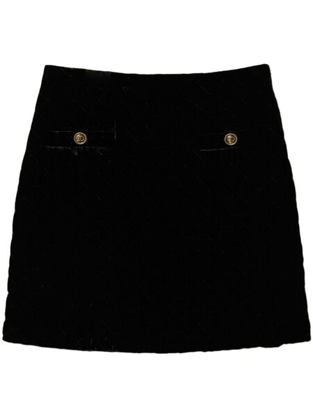 Twinset Logo-engraved Mini Skirt - Black 