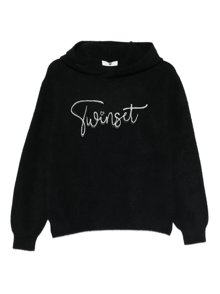  Twinset Logo-print Hoodie - Black 