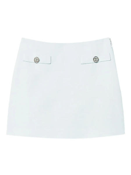  Twinset Logo Skirt - Green 