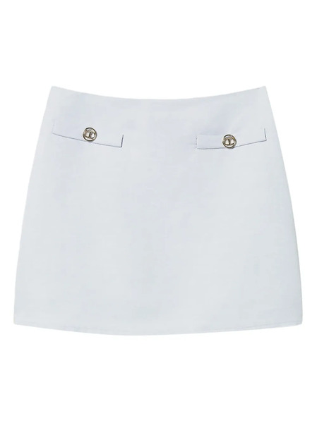  Twinset Logo Skirt - Purple 