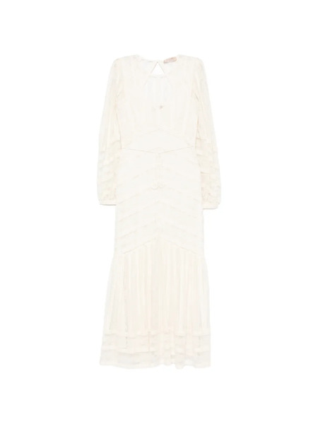  Twinset Long-sleeve Maxi Dress - Neutrals 
