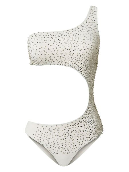  Twinset One-shoulder Swimsuit - White 