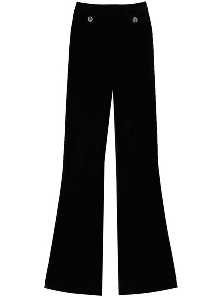  Twinset Oval T Knit Flared Trousers - Black 