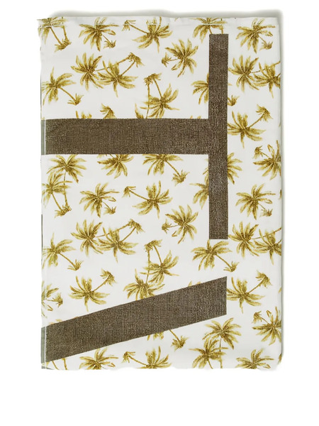  Twinset Palm-tree Beach Towel - Neutrals 