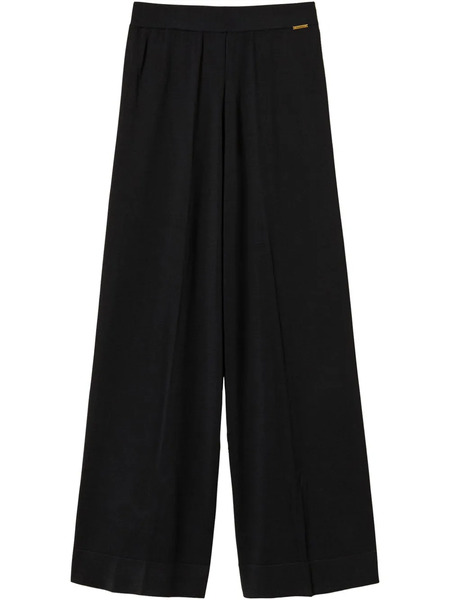  Twinset Pleat-detailing Trousers - Black 