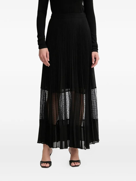  Twinset Pleated Maxi Skirt - Black 