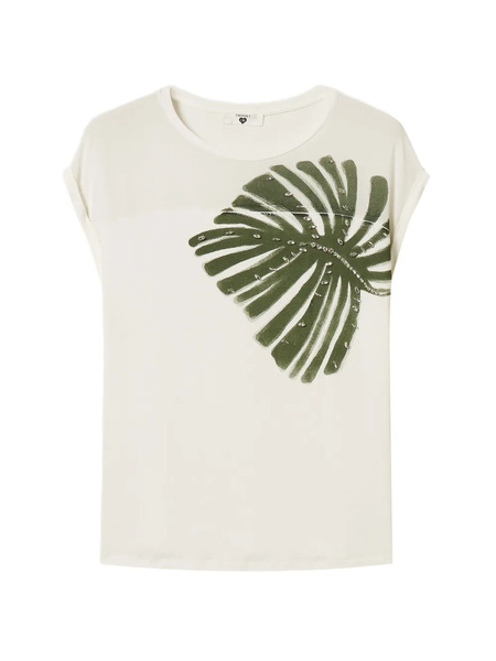  Twinset Print Embroidered T-shirt - White 
