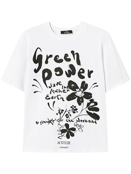  Twinset Printed T-shirt - White 