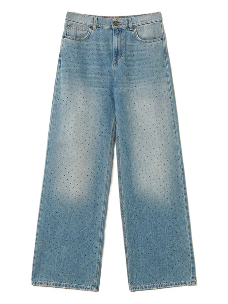  Twinset Rhinestone-embellished Jeans - Blue 