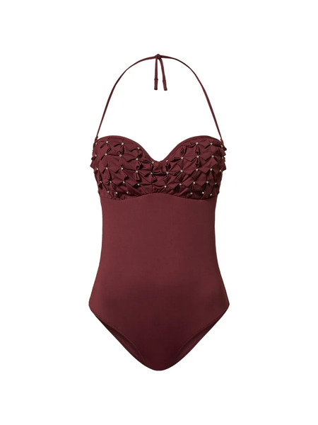  Twinset Rhinestone-embellished Swimsuit - Red 
