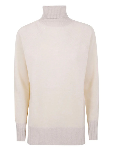  Twinset Roll-neck Sweater - Neutrals 