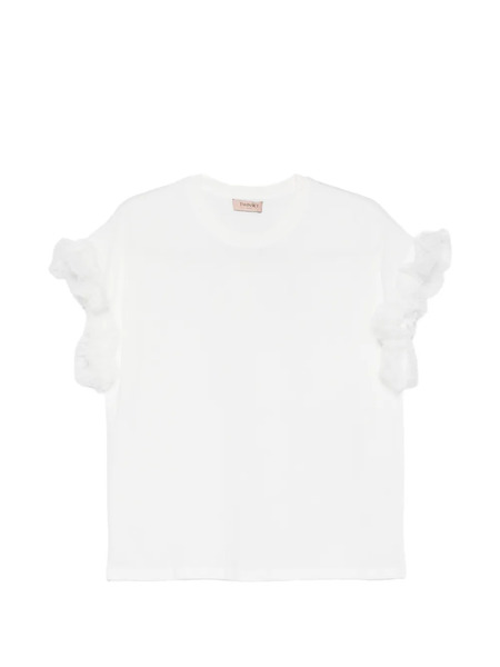  Twinset Ruffled T-shirt - White 