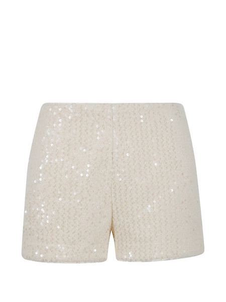  Twinset Sequinned Shorts - Neutrals 