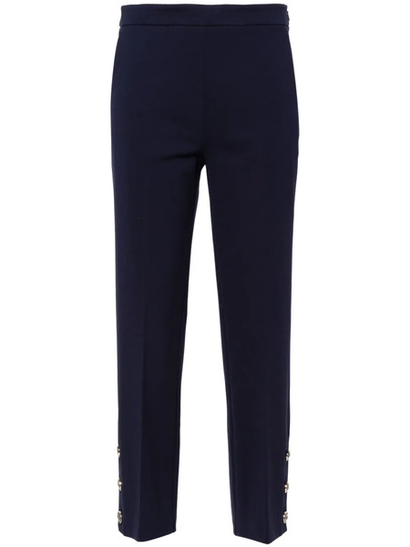  Twinset Straight-leg Cropped Trousers - Blue 